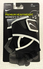 NIKE PREMIUM HEAVYWEIGHT WOMEN'S TRAINING GLOVES, BLACK, SIZE XS, NEVER USED