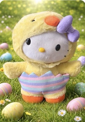Sanrio Hello Kitty Easter Chick Gemmy Greeter Standing Plush Doll 19 