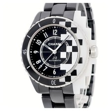 CHANEL J12 Cybernetic 1.5" H7988 See-through back, two-tone caliber 12.1,