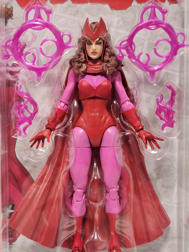 Marvel Legends Series Scarlet Witch 6-inch Retro Packaging Action Figure MOC - Imagen 2 de 3
