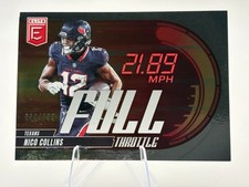 Nico Collins 2025 Panini Donruss Elite #5 Full Throttle 682/799 Texans