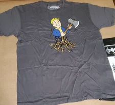 New Fallout Vault Boy Tee of the Month Rooted Ltd Ed T-Shirt #41 2016