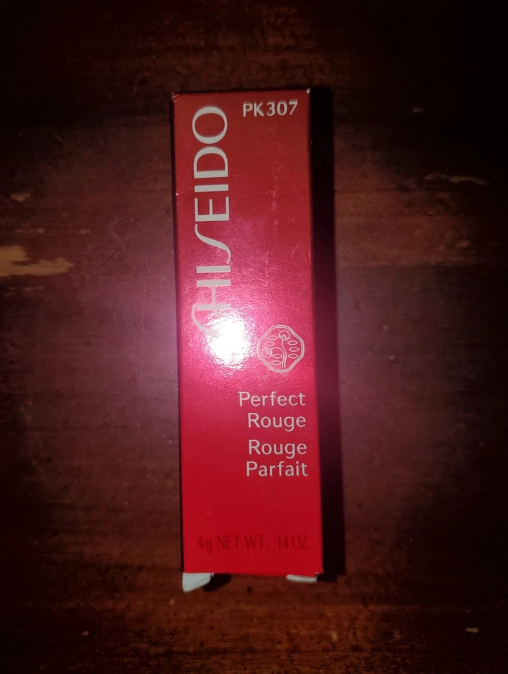RARO Shiseido 'Perfect Rouge' PK 307 Color de Labios/Pegazo NUEVO 'Rosa Flamenco Claro' Foto 2 de 4