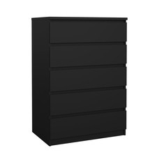5 Drawer Chest Black Matte