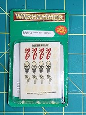 Warhammer Fantasy Dark Elf Decals/Transfers in Blister OOP
