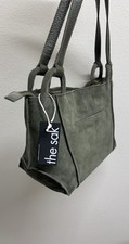 The Sak Los Feliz Satchel - Leather - Moss Suede New
