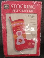Design Works Angel Stocking 18in Felt Stocking Craft Kit Holiday/Christmas