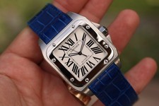 Cartier Santos 100 XL Steel ref. 2656 Serviced 2024, 38mm