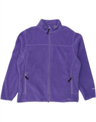 L.L.BEAN Damen Polartec Fleecejacke UK 18 XL Lila Polyester CP10