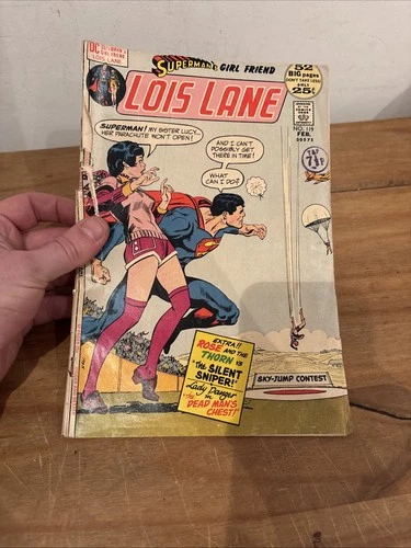 Rare Vintage Comic :- SUPERMAN'S GIRLFRIEND LOIS LANE #119 1972 BRONZE AGE