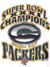 Vintage Green Bay Packers Sweatshirt Mens Large NFL Football Super Bowl 90s