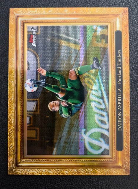 2022 Topps Finest MLS - Dairon Asprilla Portland Timbers PITCHuresque Gold /50