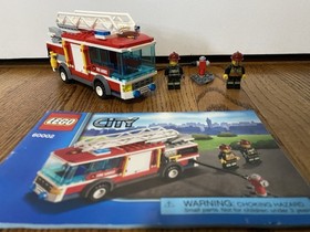 Lego City Fire Department Sets 60001 & 60002 & 60010 / 100% Complete
