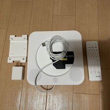  Pre-owned Wall Mounted CD Player Bluetooth FM Radio USB MP3 White Remote