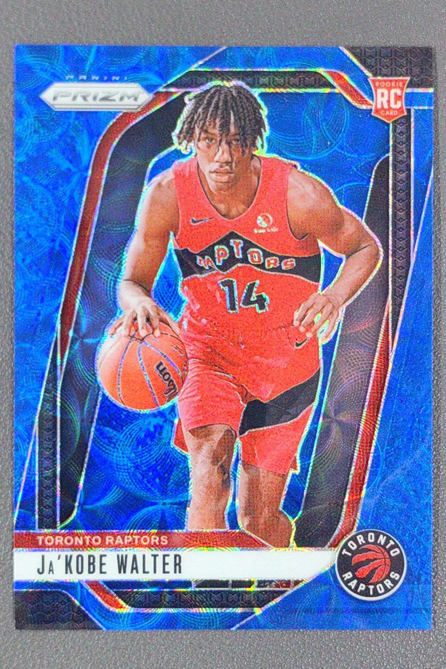 2024-25 Panini Prizm Ja’Kobe Walter Blue Choice RC Rookie /49 #223