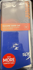 Speedo Junior Silicone Swim Cap Latex Free Blue Ages 6-14 MPN 8004818431