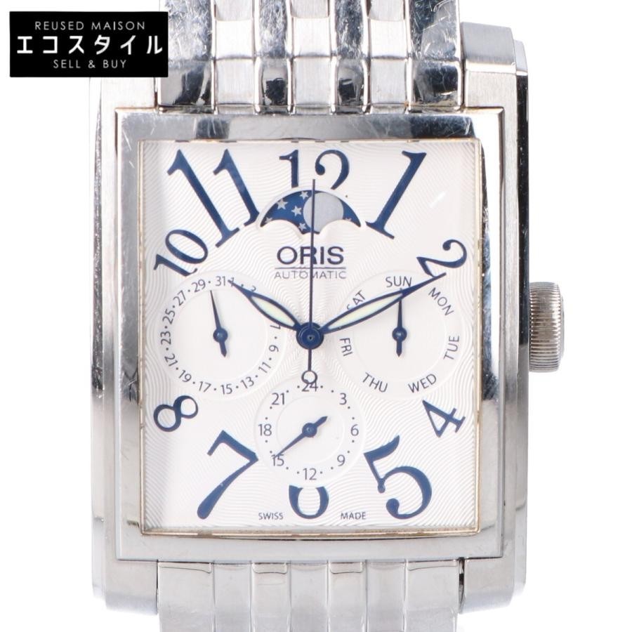 ORIS 7658 Rectangular Complication Moon Phase Aut… - image 1