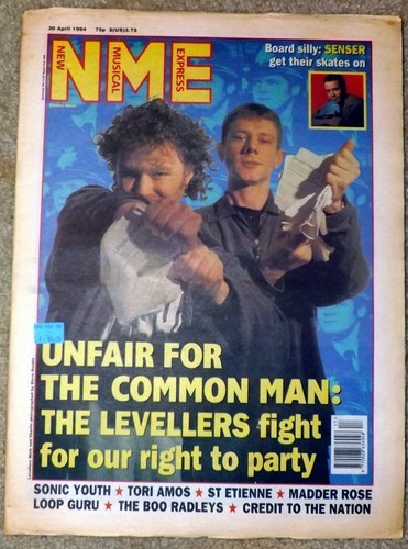 NME 4/30 1994 Levellers Senser Sonic Youth Tori Amos St Etienne Boo Radleys Blur