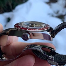 TUDOR Black Bay Red 79220R "Smiley Rose" 41mm Automatic Divers Watch - Mint 21