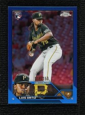 2023 Topps Chrome Blue Refractor 8/150 Luis Ortiz #64 0j8f