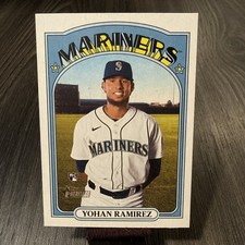 Yohan Ramirez 2021 Topps Heritage #530 Seattle Mariners Rookie RC