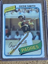 1980 Topps - Ozzie Smith #393 San Diego Padres Hall Of Fame