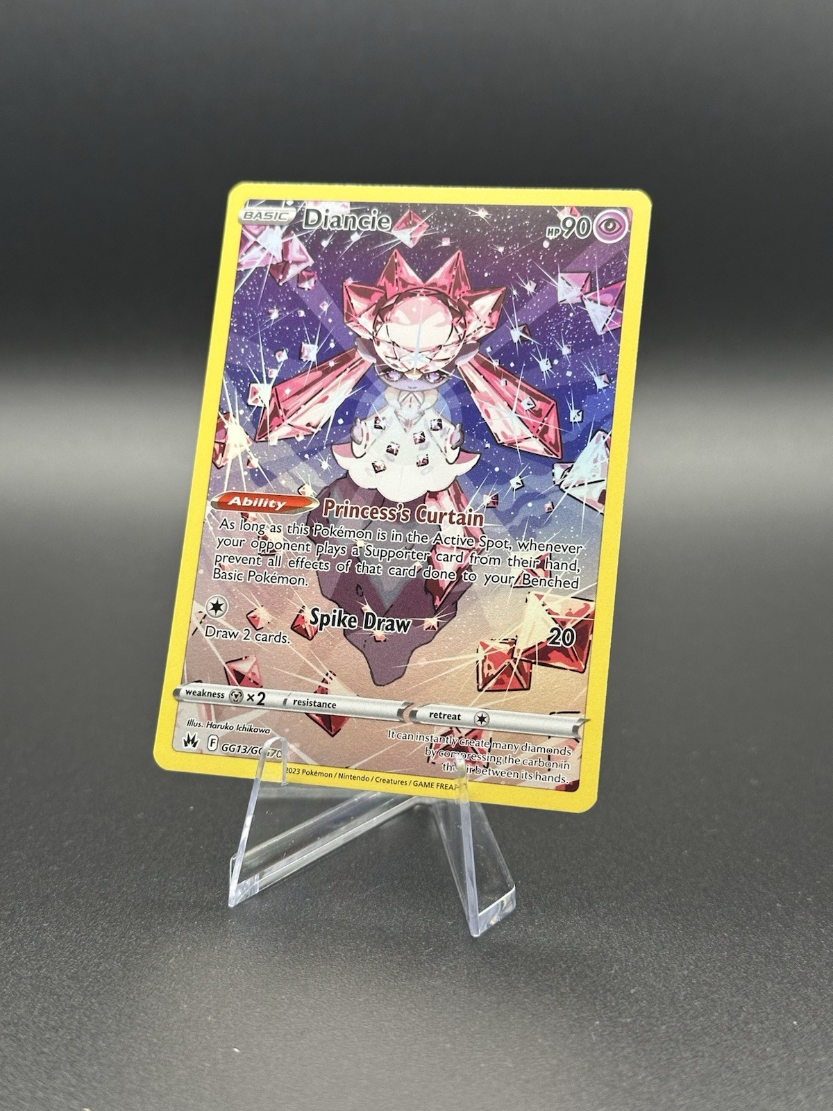 Diancie GG13/GG70 Crown Zenith: Galarian Gallery Ultra Rare Pokemon TCG