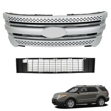 Front Grille Bumper Upper Assembly Chrome Replacement for 2011 -2015