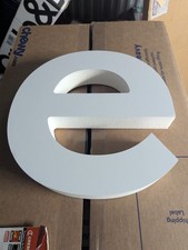Foam Letter e for Arts  Craft 12.5 Inch Wide 12.5 Inches Tall 2 Inches Deep