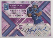 2018 Panini Elite Draft Picks Aspirations Purple 53/99 Austin Proehl Auto x5u