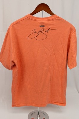 Supreme Buju Banton Wake the World orange t-shirt Large | eBay