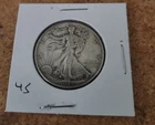 1945 p circulated Walking Liberty half dollar