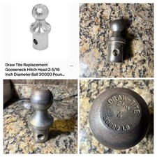 Draw-tite Gooseneck Hitch Head 2-516 Inch Diameter Ball 30000 Pound Capacity