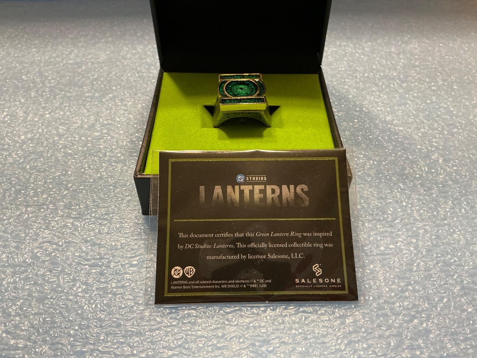 SDCC EXCLUSIVE LANTERNS GREEN LANTERN POWER RING SIZE 10 NEW