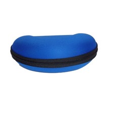 Eyeglass case Semi RIGID NYLON sunglasses or PROTECTIVE CASE/ SHELL BLUE bm1