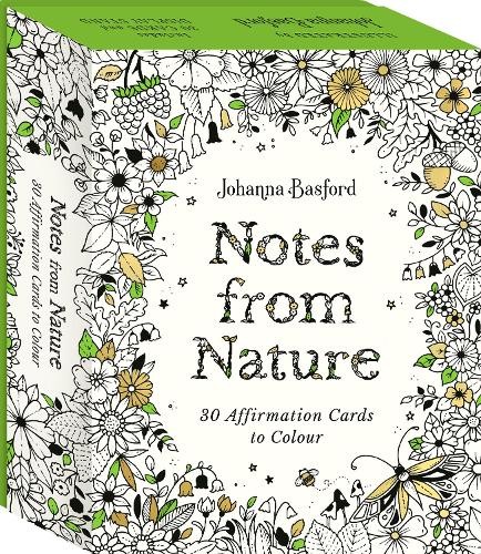 Johanna Basford's Notes from Nature: 30 Affirmations Cards to Colour