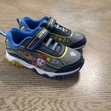 Nickelodeon Paw Patrol Light Up Boys Navy Blue Shoe Size 12
