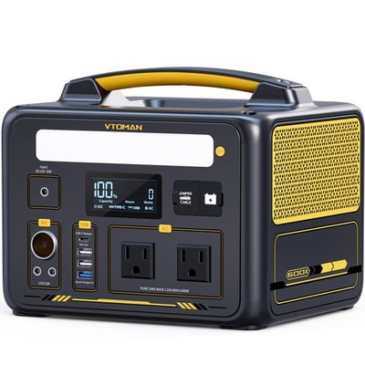 VTOMAN Jump 600X Portable Power Station 600W 299Wh Solar Generator LiFePO4