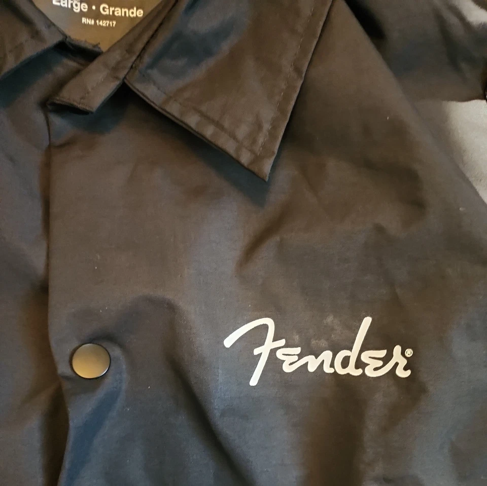 Fender Windbreaker (L) coach's jacket  Black - Image 2 of 4