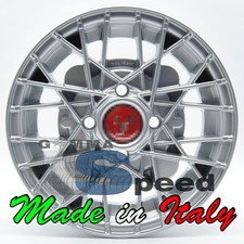 Set 4 Cerchi in lega per vecchia Fiat 126 500 d'epoca OLD 12 4x98 699 S Abarth