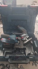 Bosch 12v GHO12V-20 Brushless Planer  and Bosch GKF 12V-8 plunge router Boxed.