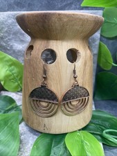 2  Copper-tone Bohemian Retro Drop Dangle Earring Set New Free Ship C25