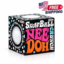 Snow Ball Stress Relief Squishy Crunch Sensory Fidget Toy Gift christmasV