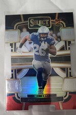 2023 Panini Select - Concourse Zach Charbonnet #86 Black & Red Prizm Die-Cut