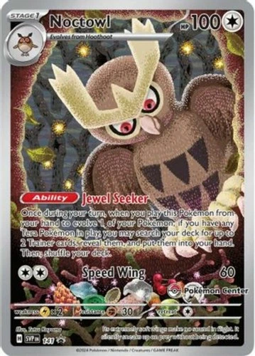 Pokemon: 1x Noctowl - SVP141 - SVP Black Star Promos (Pokemon Center Exclusive)