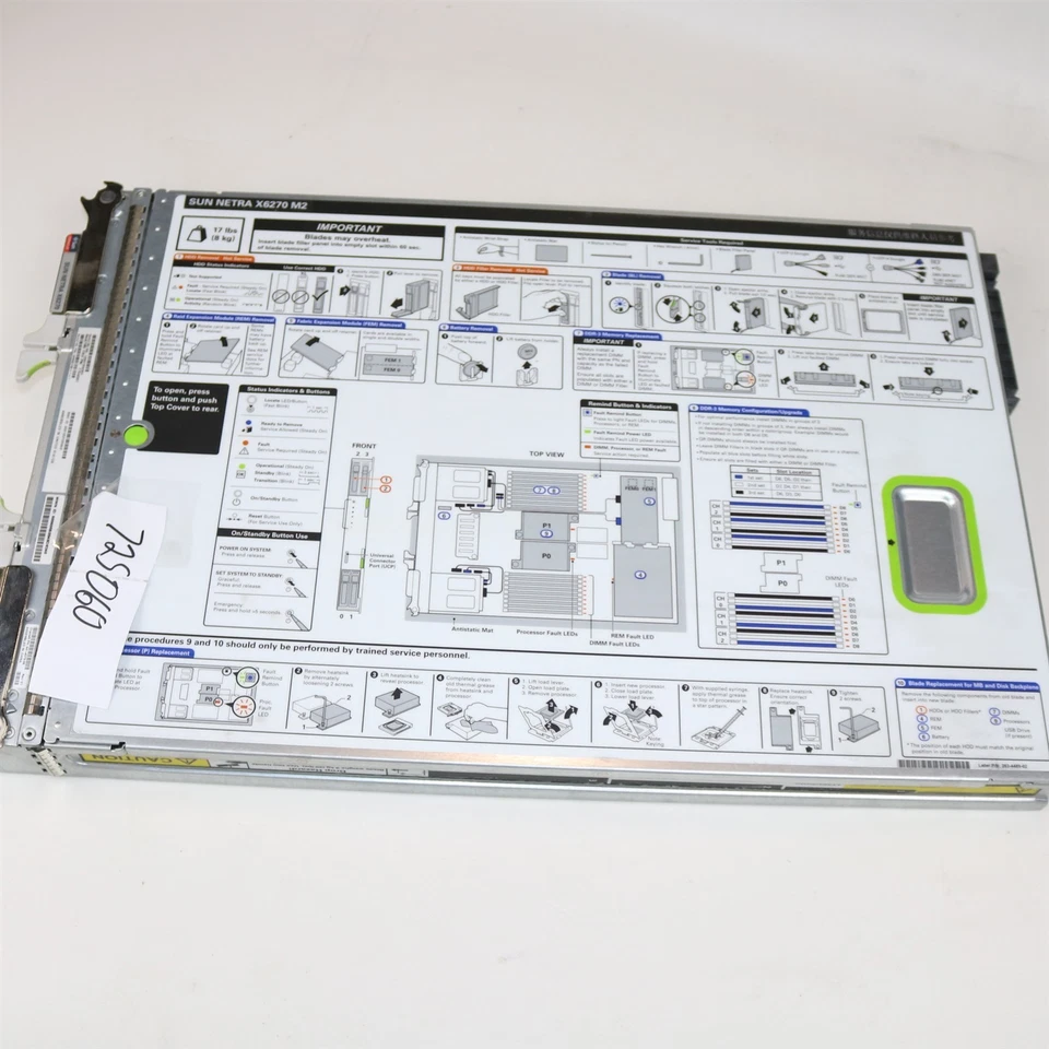 Sun Blade X6270 Motherboard Assembly 541-4078 | 1x Xeon L5638 2.00GHz QC - Image 4 of 4