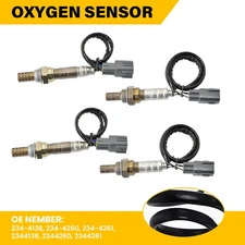 4X Upstream & Downstream Oxygen Sensors For 1999-2008 Toyota Solara SE SLE 3.0L