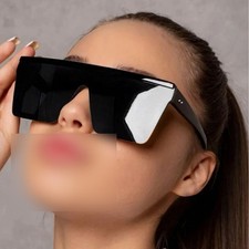 Lifestyle Oriented Oversized Square Sunglasses with Ergonomic Comfort Fit