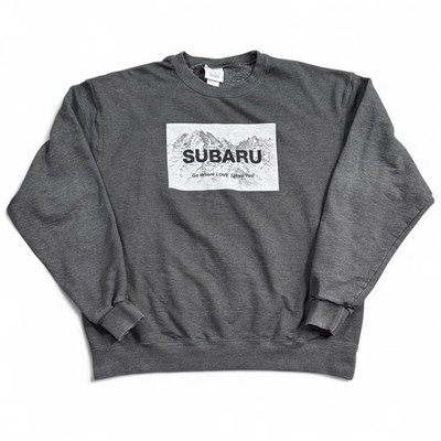 #ad #ad Champion x Subaru “Go Where Love Takes You” Fleece Sweatshirt Eco Grey Men’s XL $34.99