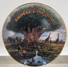 Disney’s Animal Kingdom 1998 Inaugural Mini Collectible 3" Plate by Clive Kay